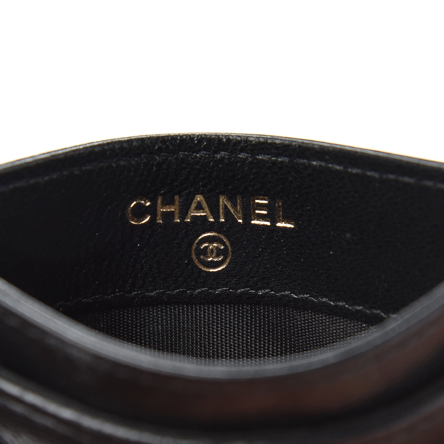 Chanel Lambskin Quilted Brilliant Card Holder Black 6 of 9