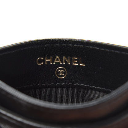 Chanel Lambskin Quilted Brilliant Card Holder Black 6 of 9