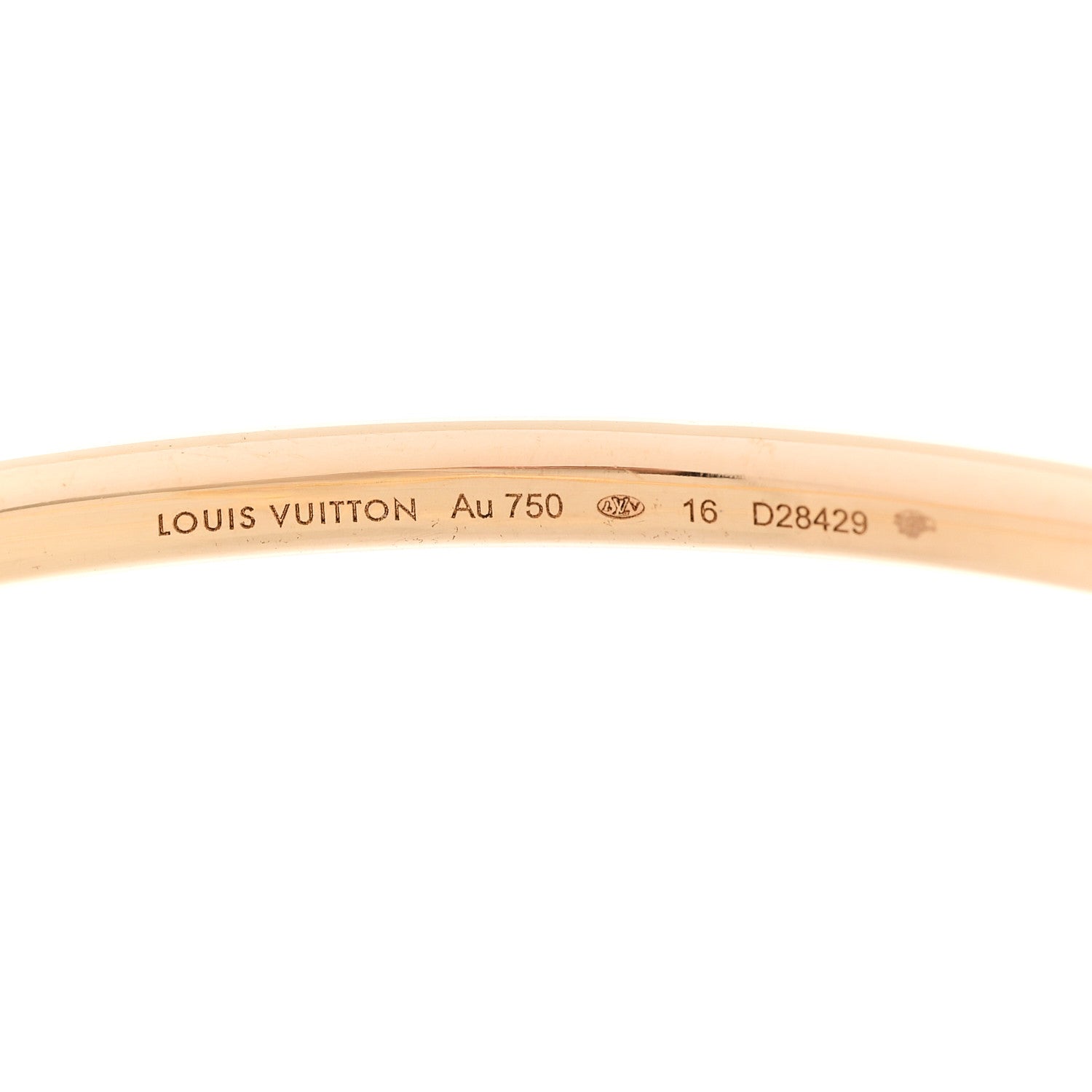 Louis Vuitton 18K Yellow Gold Volt Upside Down Bracelet 3 of 3