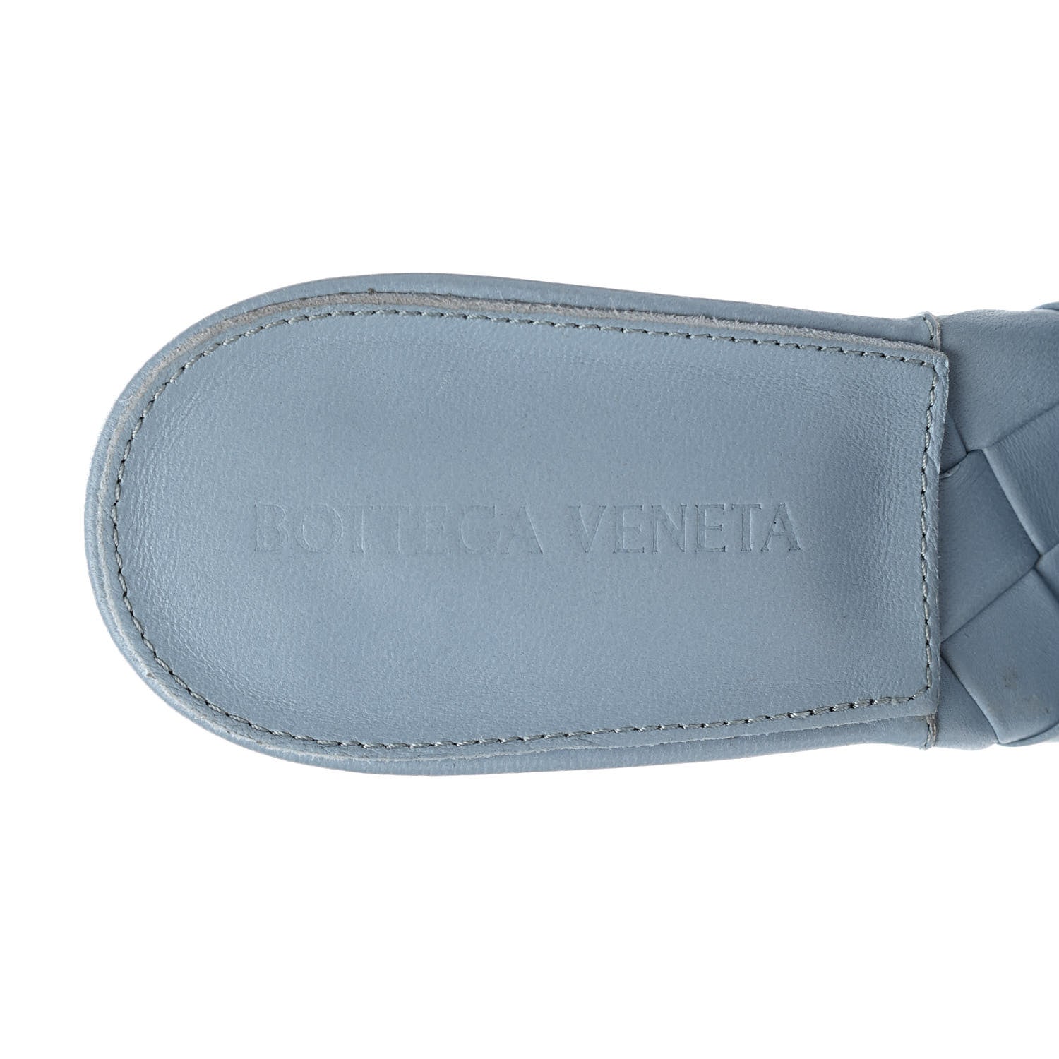 Bottega Veneta Nappa Maxi Intrecciato Lido Mule Sandals 37.5 Ice 7 of 10