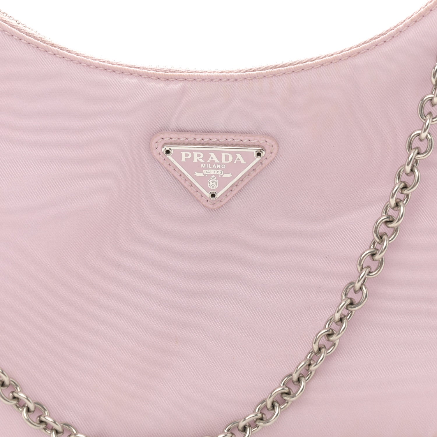 Prada Nylon Re-Edition 2005 Shoulder Bag Alabastro 9 of 13