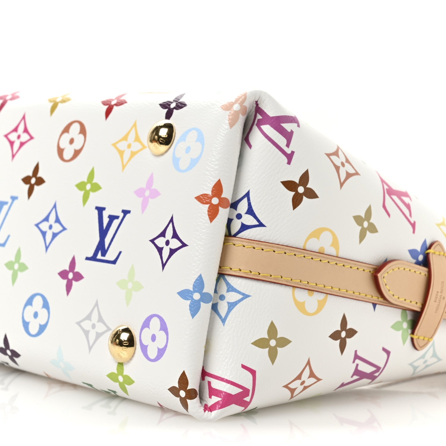 Louis Vuitton LV x TM Monogram Multicolor CarryAll PM White 10 of 11