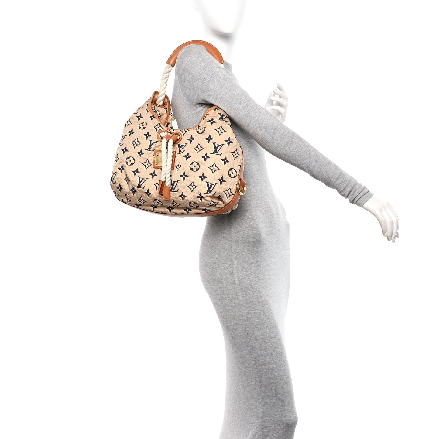 Canvas Monogram Cruise Bulles MM Natural