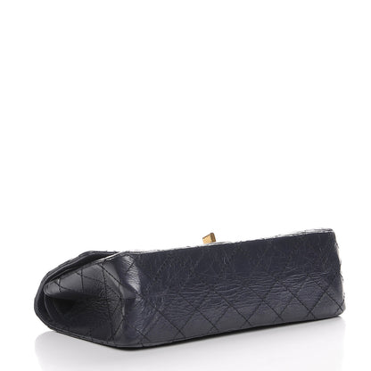 Chanel Aged Calfskin Quilted 2.55 Reissue 225 Flap Navy 4 of 8