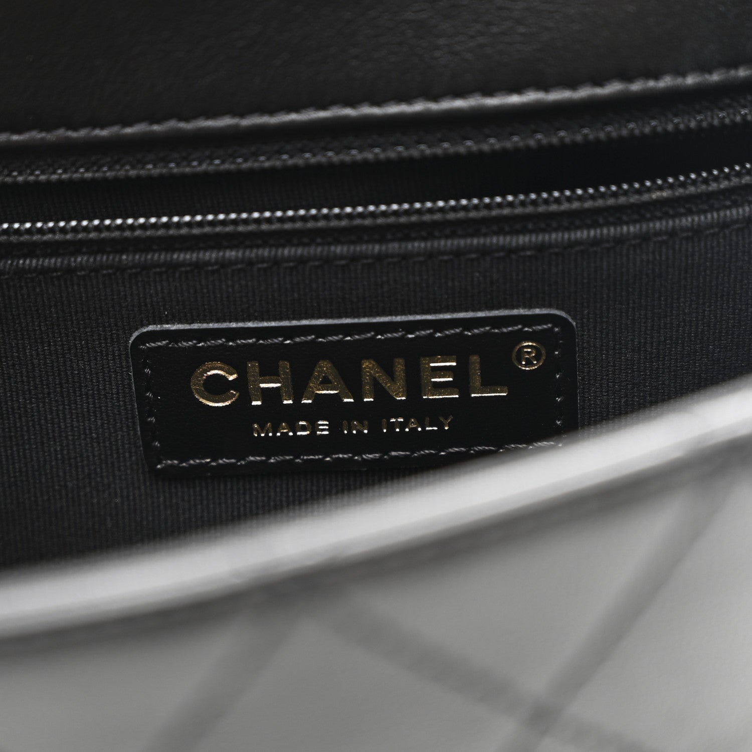 Chanel Calfskin Stitched Chain Flap Black 6 of 11