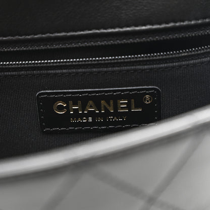 Chanel Calfskin Stitched Chain Flap Black 6 of 11