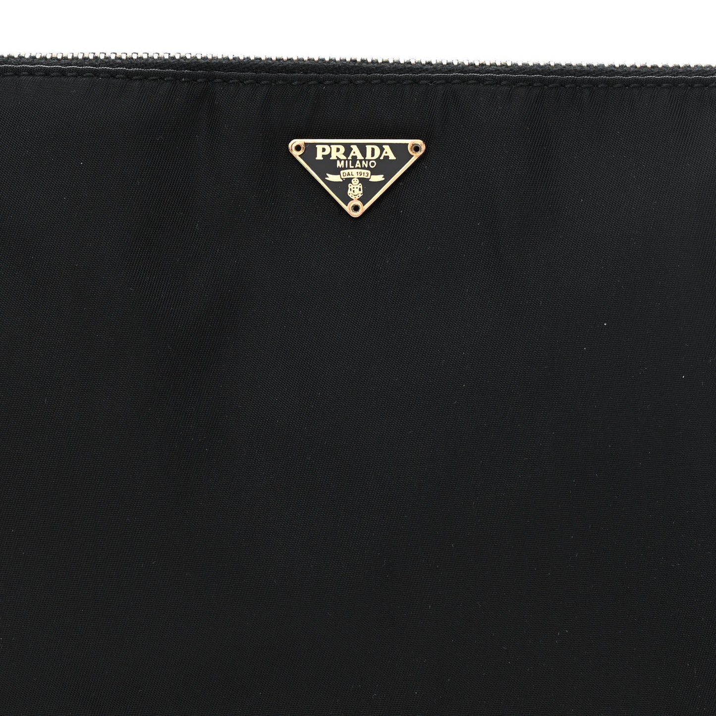 Tessuto Nylon Saffiano Pochette Black