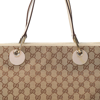 Gucci Monogram Large Eclipse Tote Beige White 11 of 11