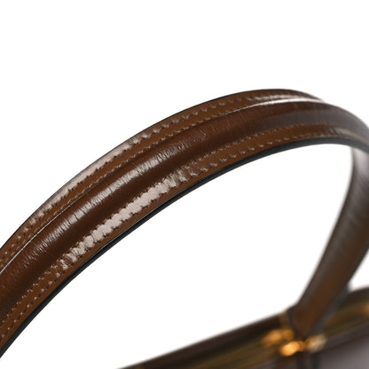 Celine Patina Box Calfskin Medium Clasp Bag Camel 11 of 12