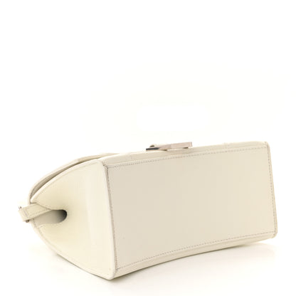 Balenciaga Grained Calfskin Small Hourglass Top Handle Bag White 4 of 16