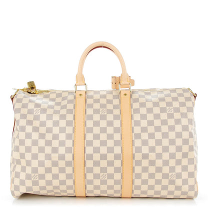 Louis Vuitton Damier Azur Keepall Bandouliere 45 1 of 7