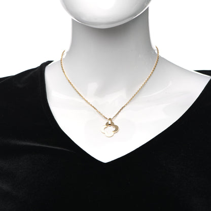 Van Cleef & Arpels 18K Yellow Gold Byzantine Alhambra Pendant Necklace 2 of 5