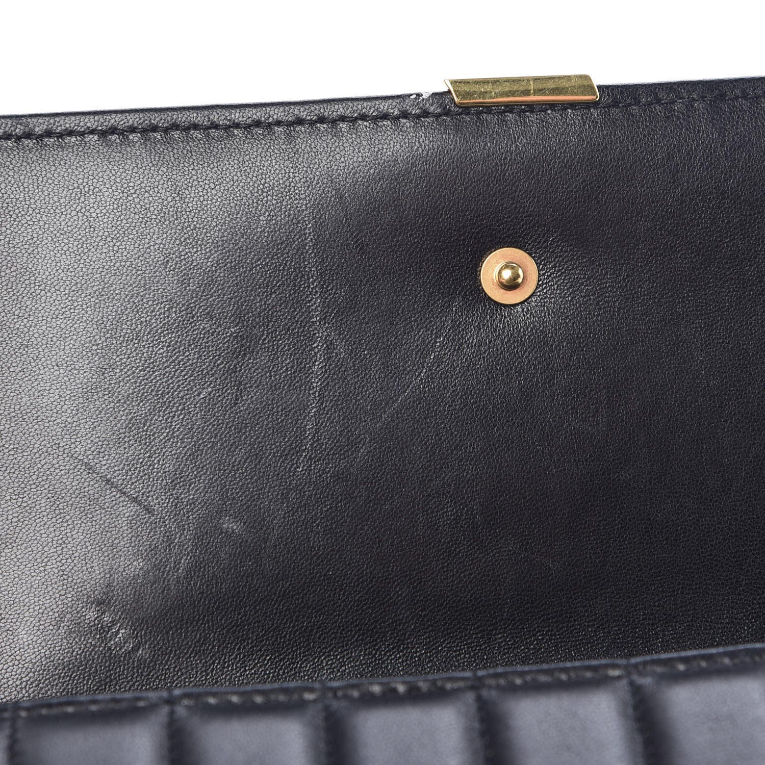 Saint Laurent Lambskin Matelasse Monogram Large Vicky Continental Wallet Black 8 of 10
