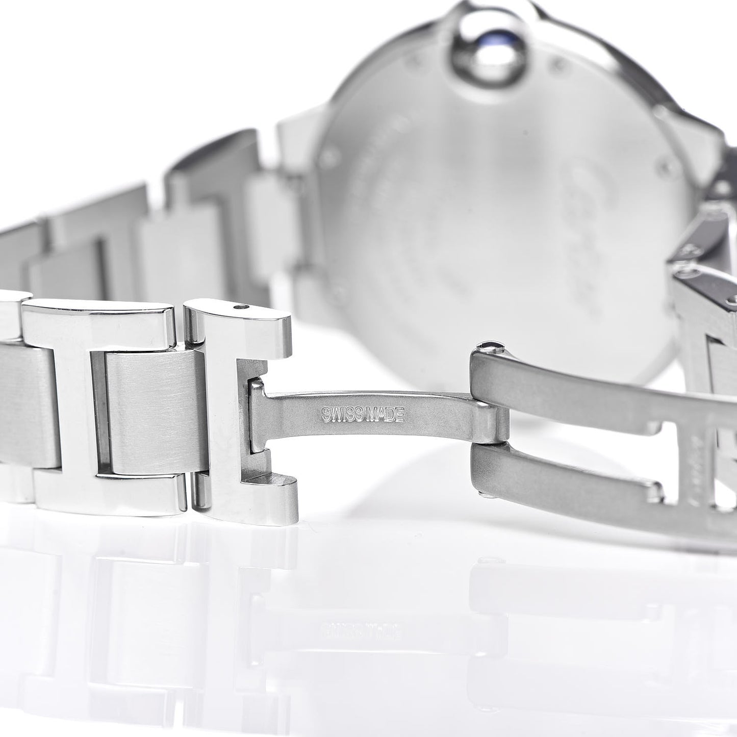 Stainless Steel Diamond 33mm Ballon Bleu De Automatic Watch