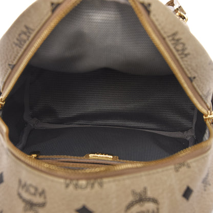 MCM Visetos Side Stud Mini Stark Backpack Beige 4 of 9