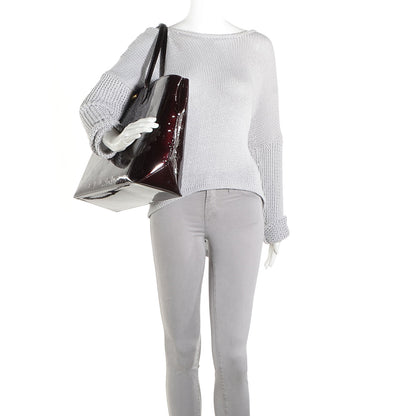 Louis Vuitton Vernis Wilshire GM Amarante 2 of 7