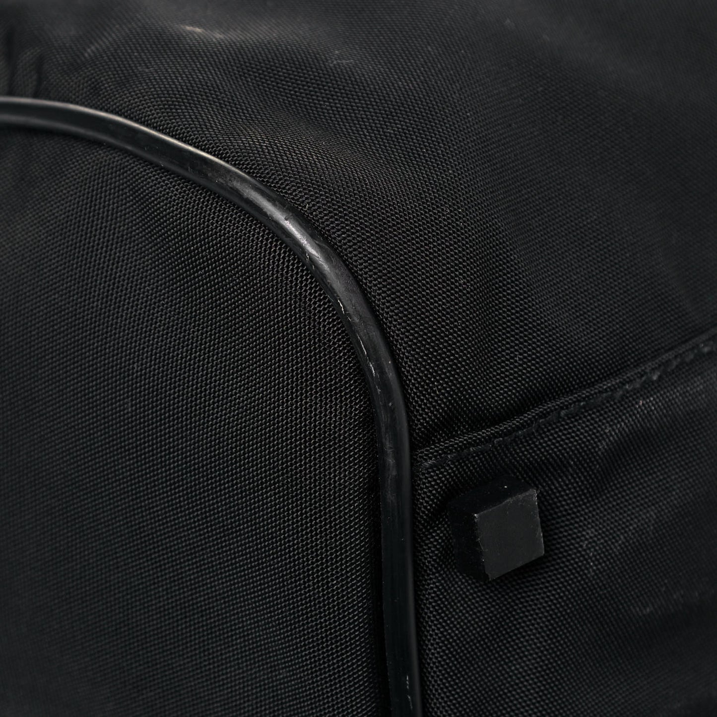 Nylon Large Duffle Bag Black