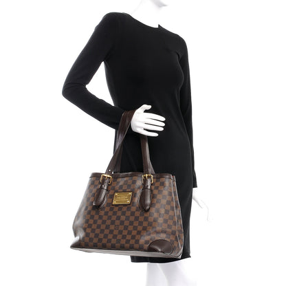 Louis Vuitton Damier Ebene Hampstead MM 2 of 7
