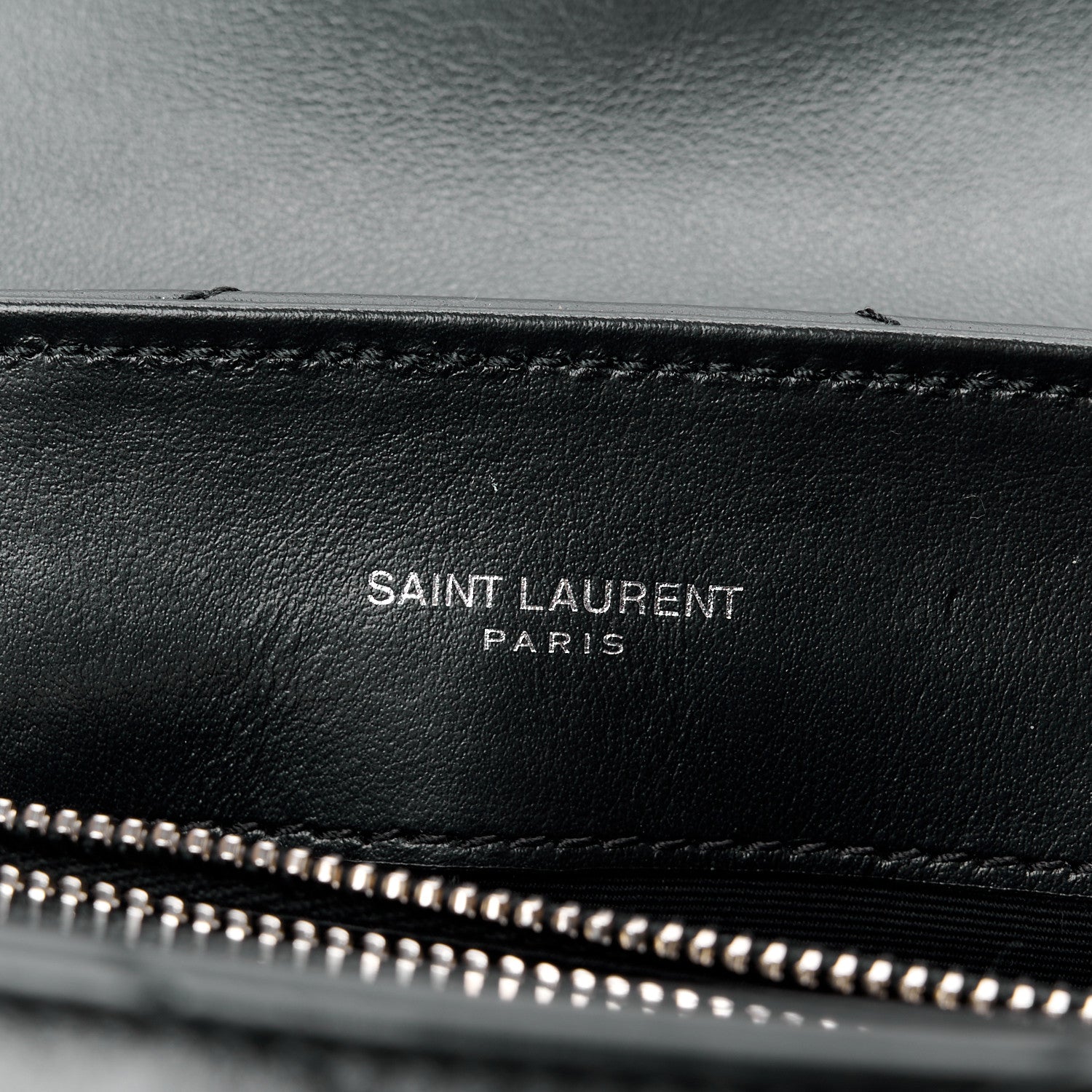 Saint Laurent Calfskin Y Quilted Monogram Small Loulou Chain Satchel Black 6 of 15