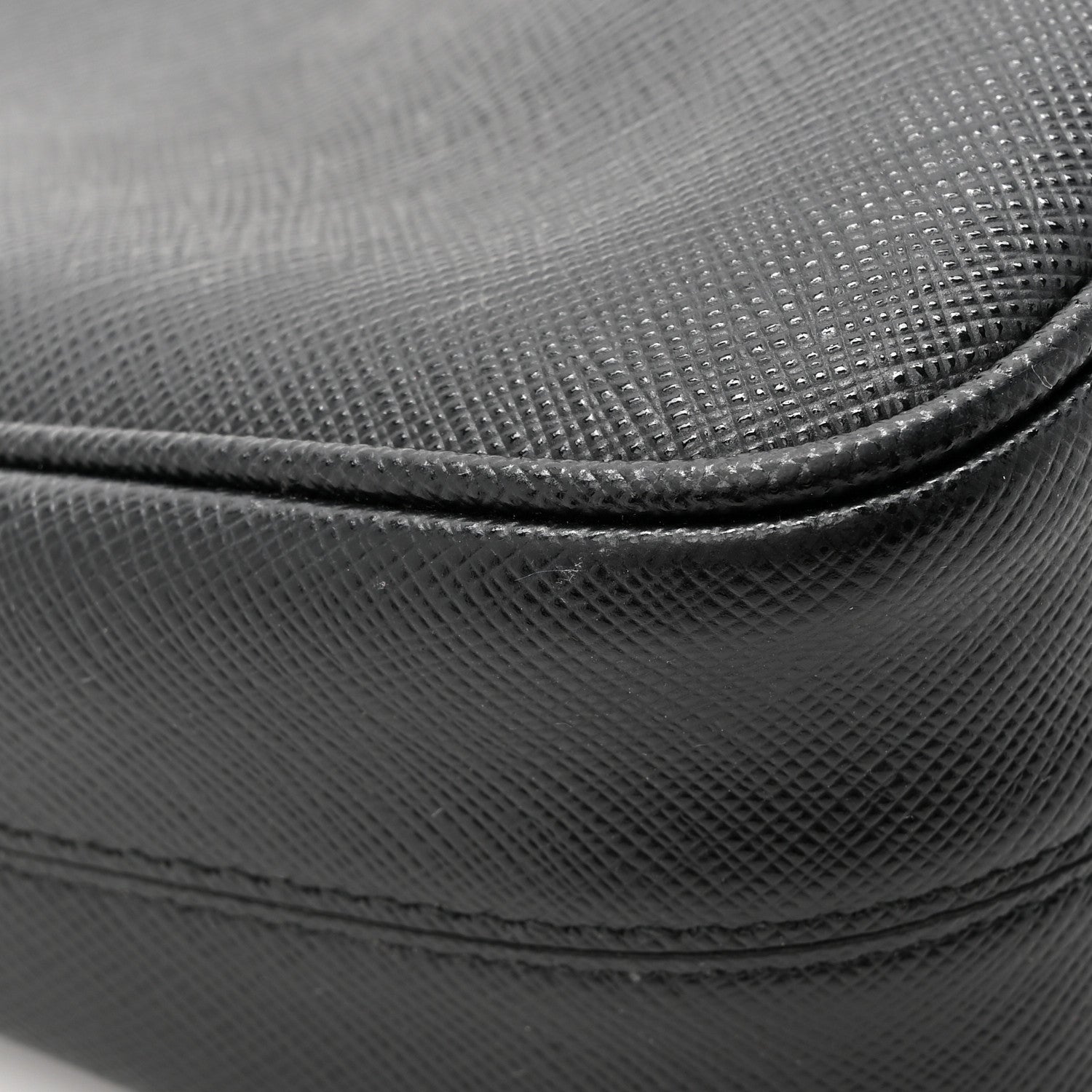 Prada Saffiano Lux Re-Edition 2005 Shoulder Bag Black 10 of 11