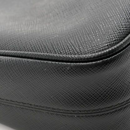 Prada Saffiano Lux Re-Edition 2005 Shoulder Bag Black 10 of 11