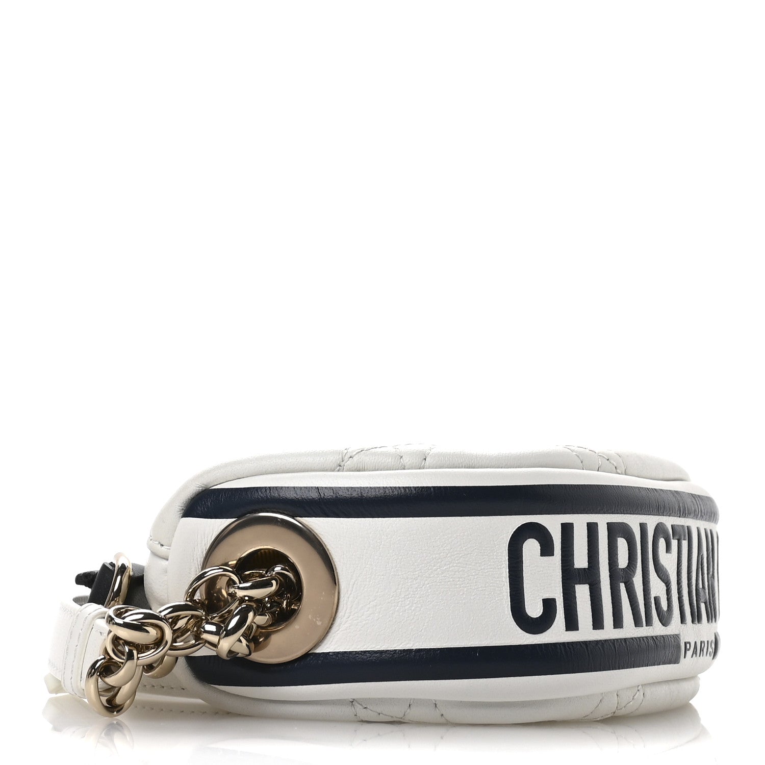 Christian Dior Lambskin Cannage Micro Dior Vibe Hobo Bag White 4 of 11