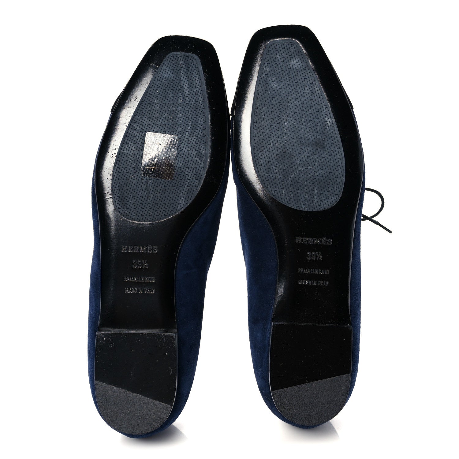 Hermes Suede Cap Toe Lace Up Oxfords 39.5 5 of 8