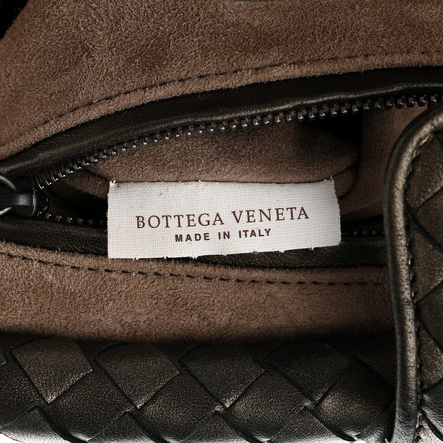 Nappa Intrecciato The Lauren 1980 Clutch Platinum