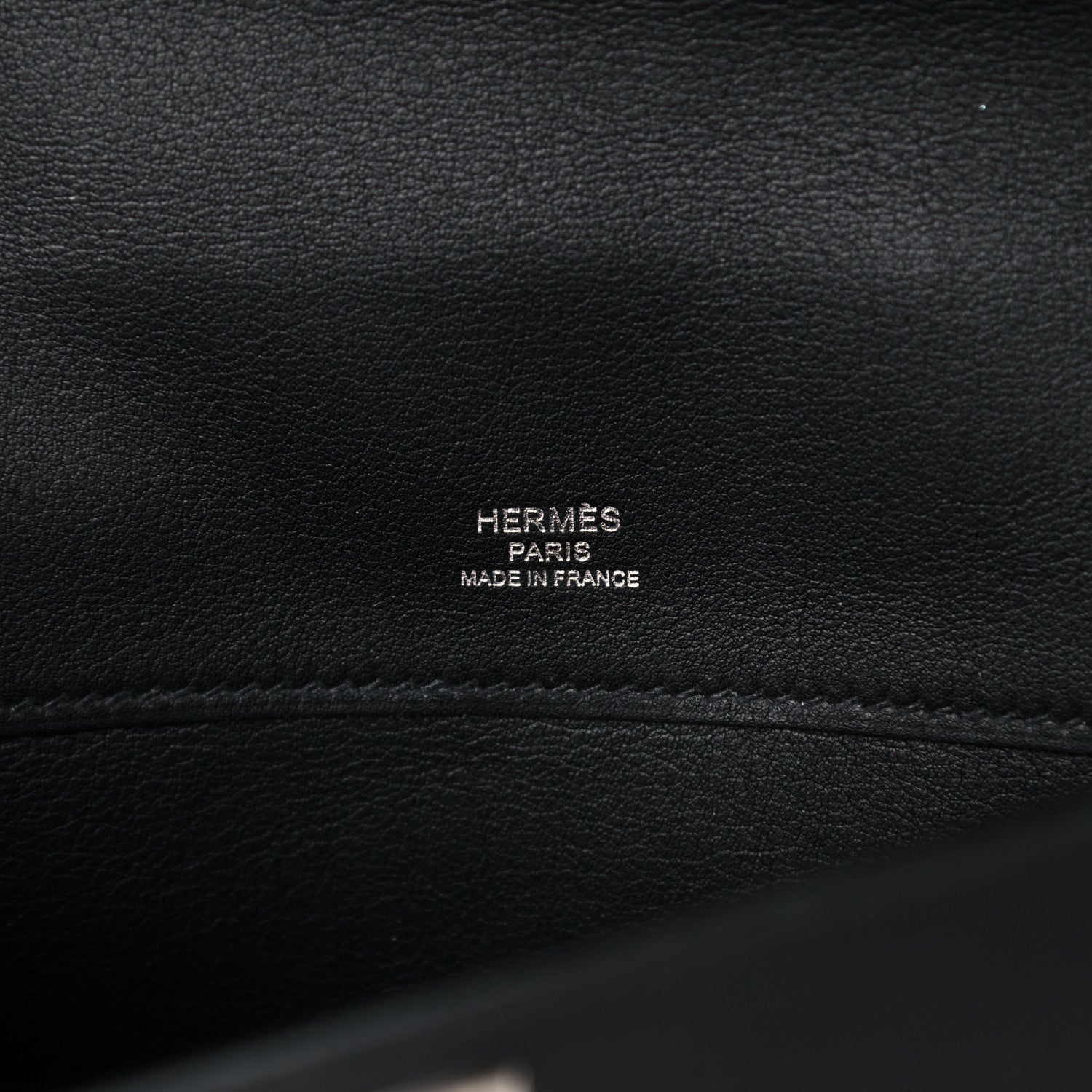 Hermes Swift Kelly Cut Clutch Pochette Black 6 of 11
