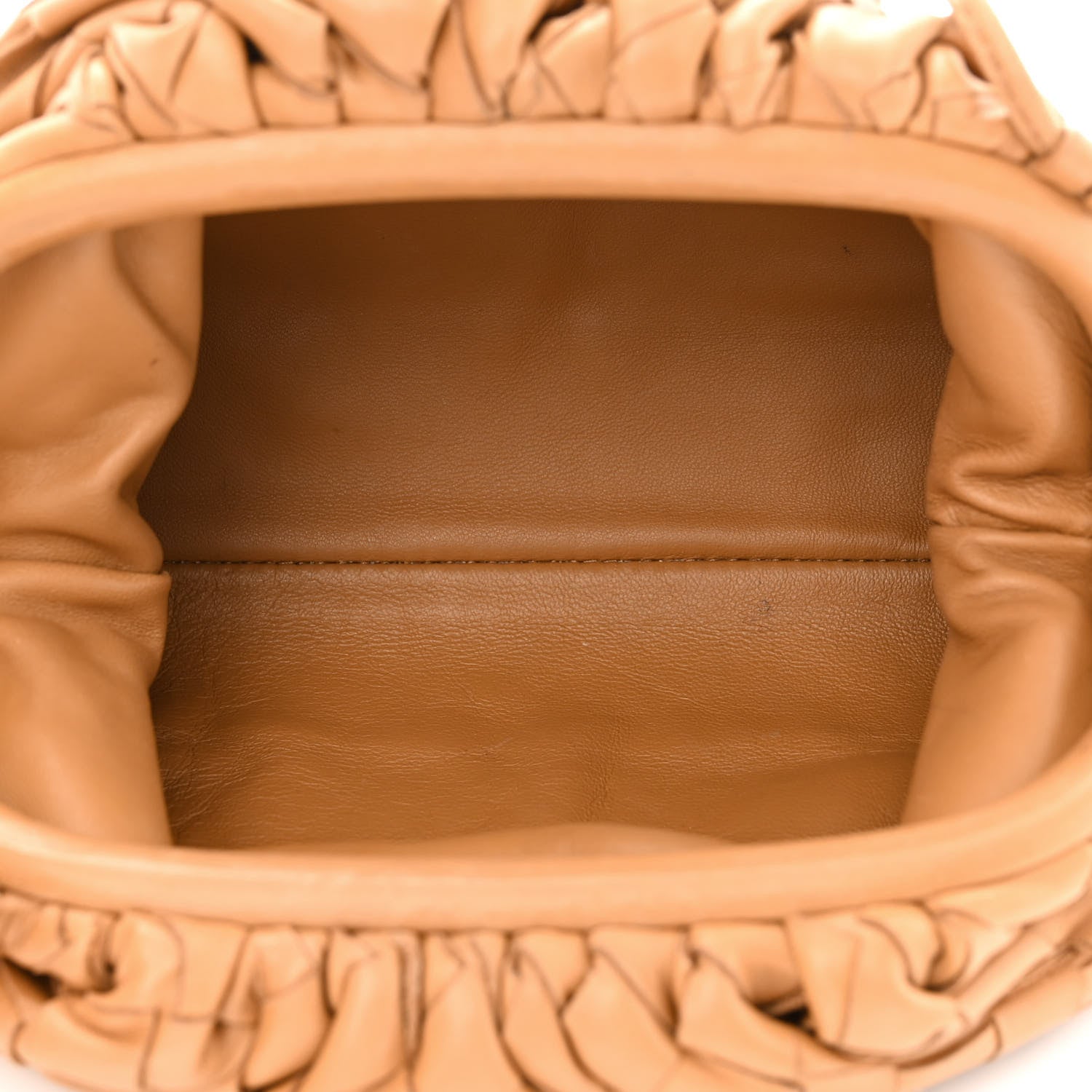 Bottega Veneta Nappa Intrecciato The Mini Pouch Carmel 5 of 11