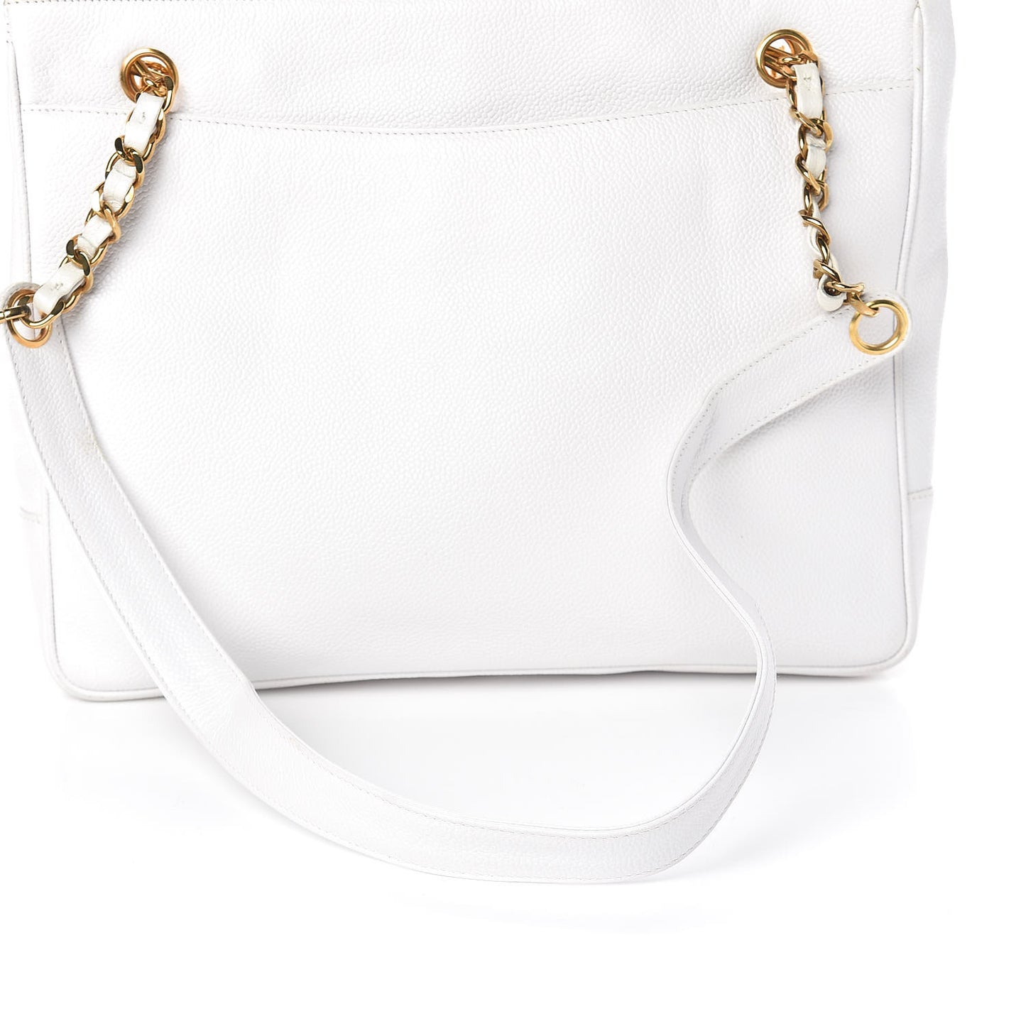 Caviar CC Timeless Tote White