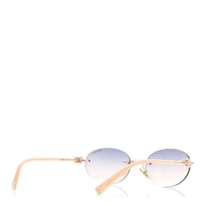 Tiffany Metal TF3104D Oval Sunglasses Pink 4 of 8