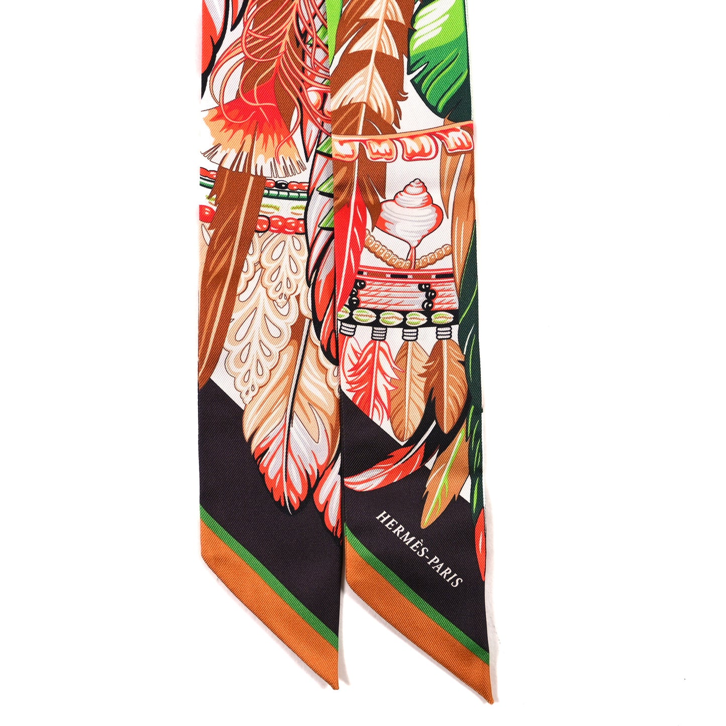 Silk La Danse Pacifique Twilly Vert Vif Corail