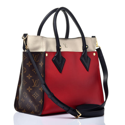 Louis Vuitton Calfskin Monogram On My Side Pirate Red 3 of 9