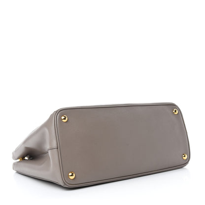 Prada Saffiano Lux Large Double Zip Tote Argilla 4 of 12