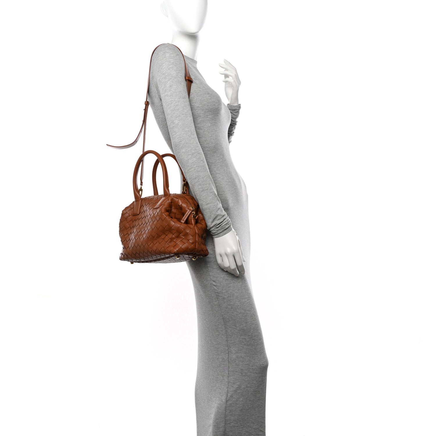 Bottega Veneta Nappa Intrecciato Bauletto Wood 2 of 10