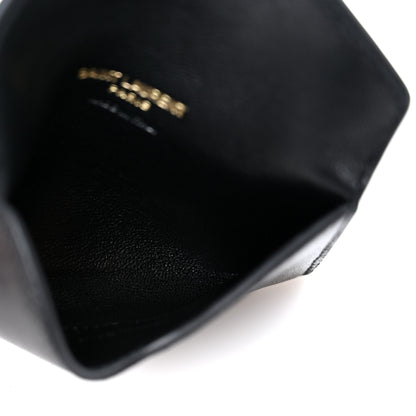 Saint Laurent Lambskin Chevron Quilted Mini LouLou Dark Strong Moss 10 of 14