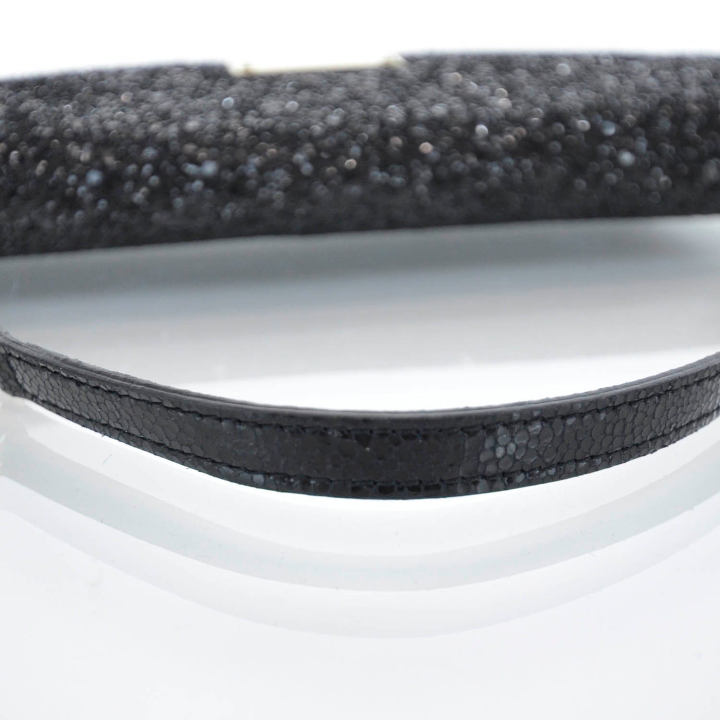 Glitter Riane Clutch Black