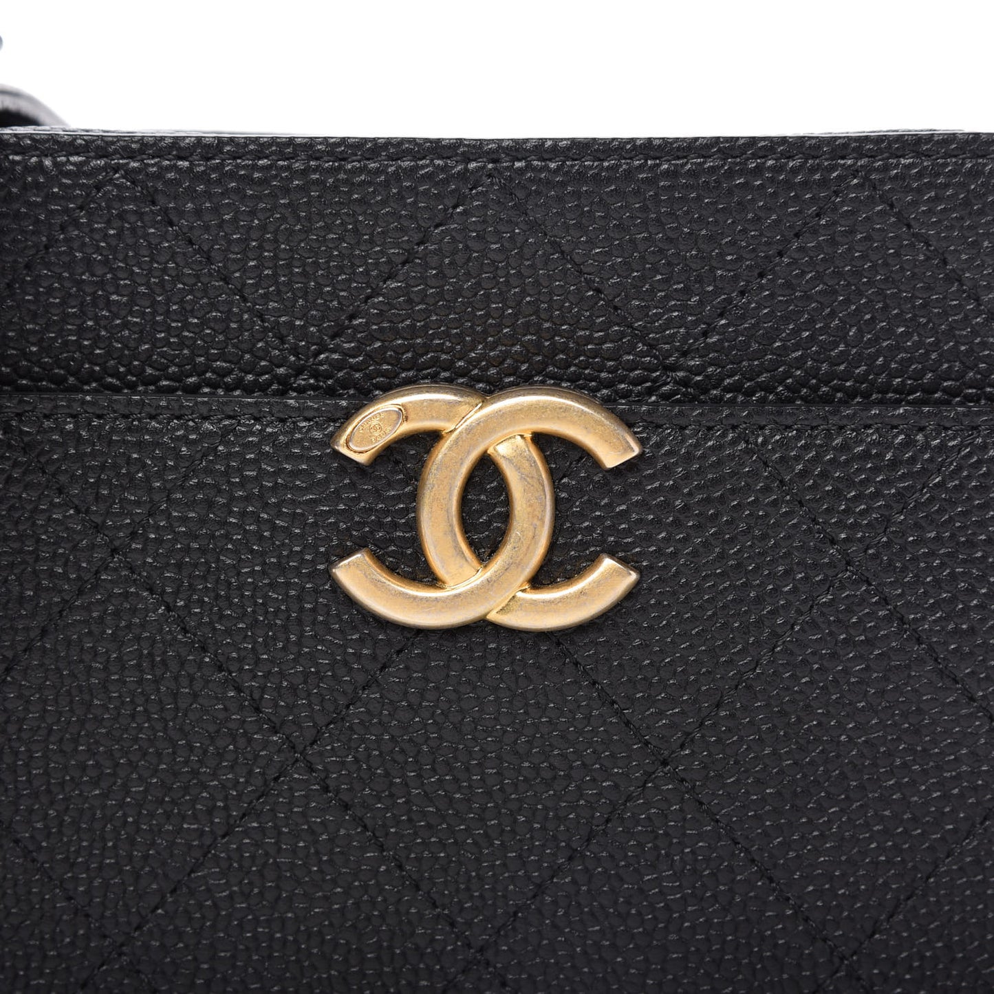 Caviar Quilted Waist Bag Black