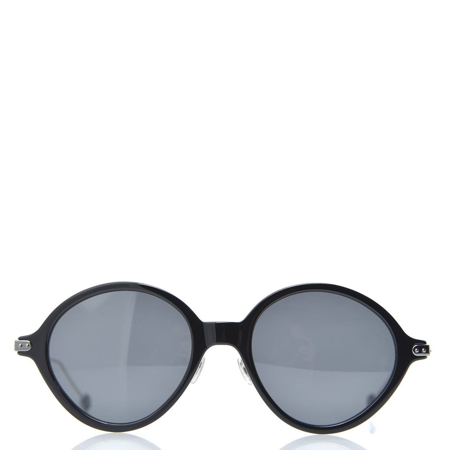 Acetate Umbrage Round Sunglasses Tortoise Black