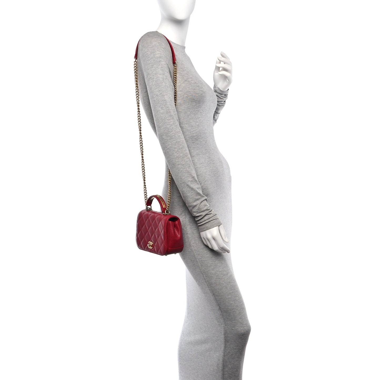 Caviar Mini Carry Around Flap Bag
