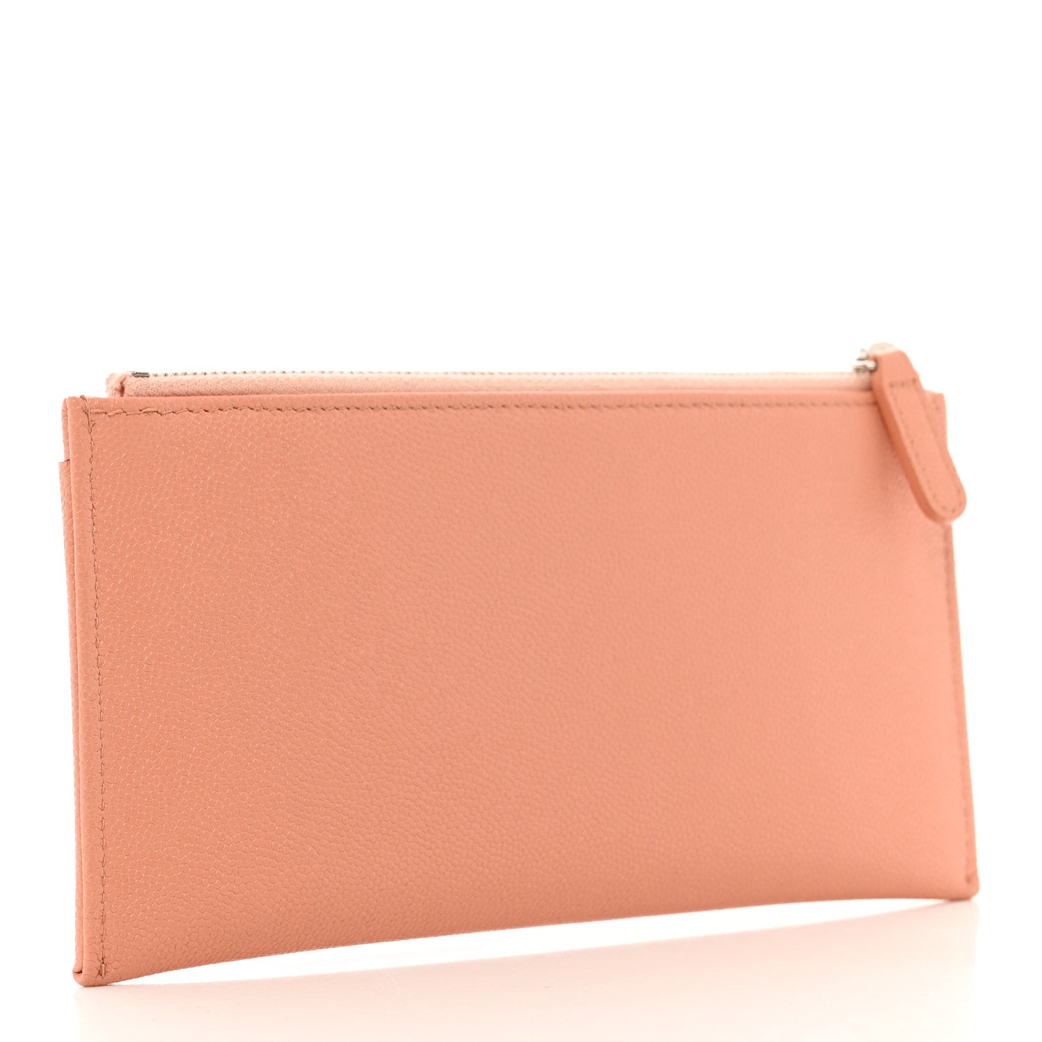 Chanel Caviar CC Zip Pouch Light Pink Black 2 of 8