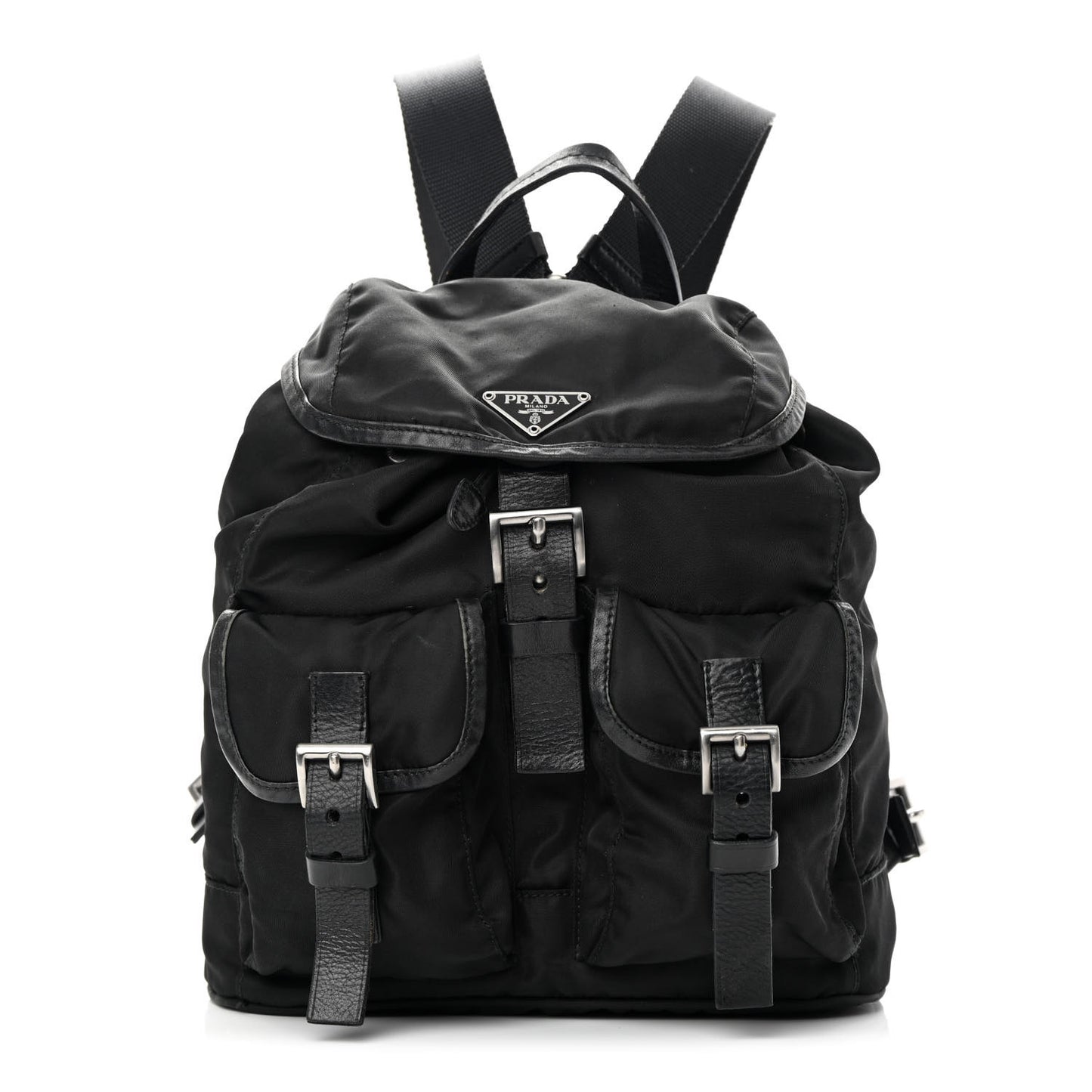 Tessuto Nylon Vela Small Backpack Black