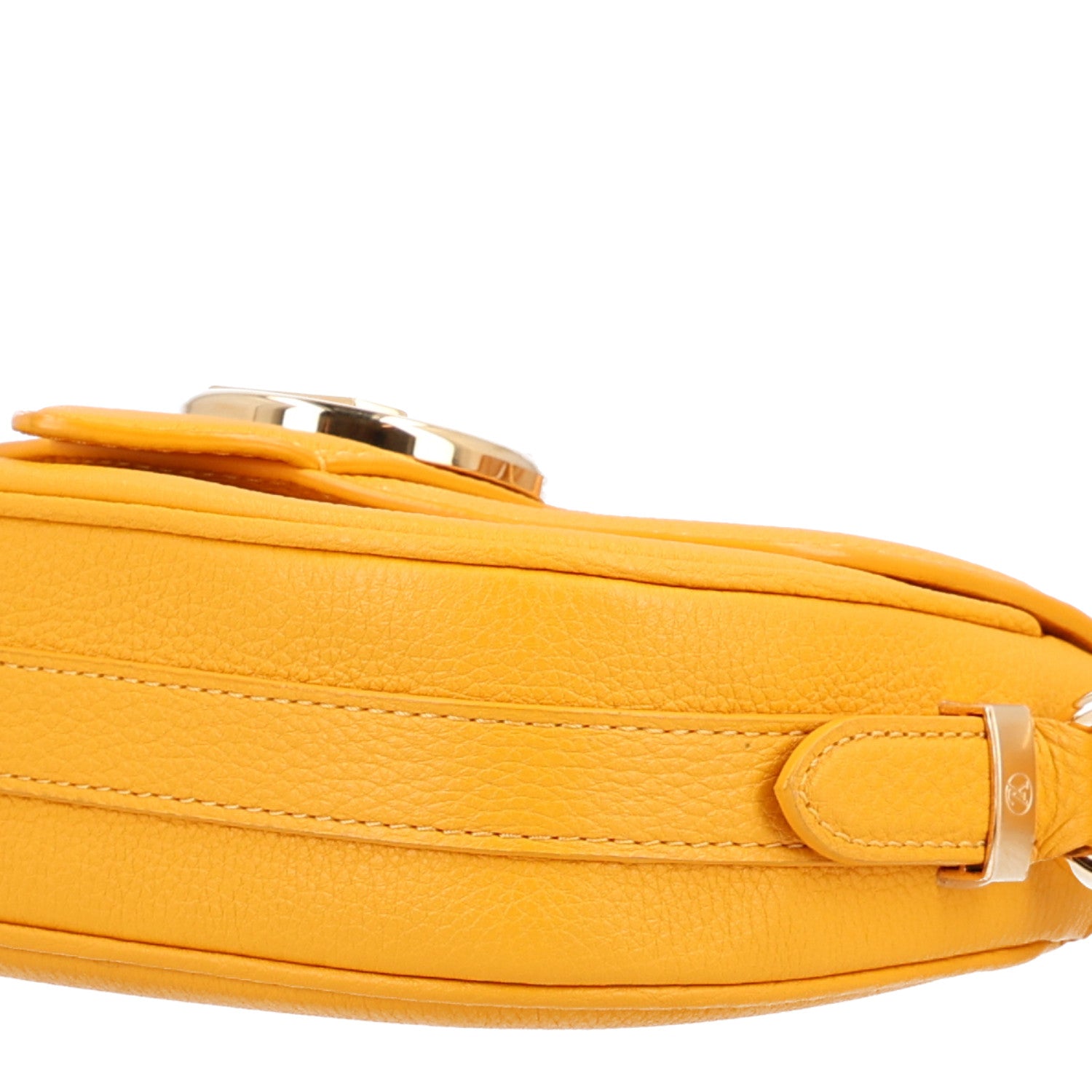 Louis Vuitton Grained Calfskin LV Pont 9 Soft PM Sunbeam 9 of 9