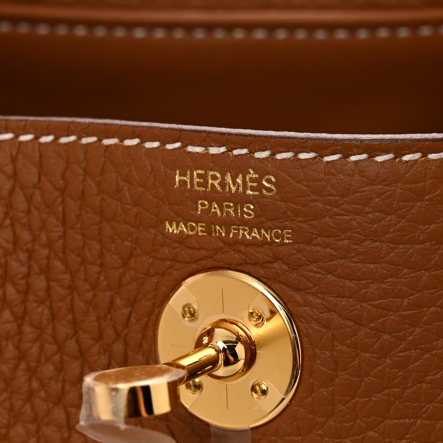 Taurillon Clemence Mini Lindy 20 Gold