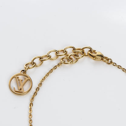 Louis Vuitton Swarovski Crystal Lady Lucky Key Supple Bracelet Gold 6 of 8