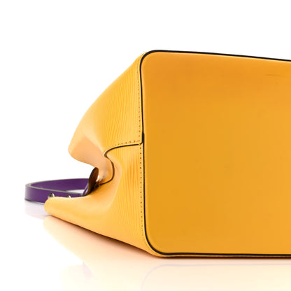 Louis Vuitton Epi NeoNoe MM Citron Violet 9 of 11