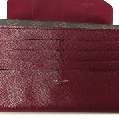 Louis Vuitton Monogram Pochette Felicie Chain Wallet Fuchsia 9 of 14