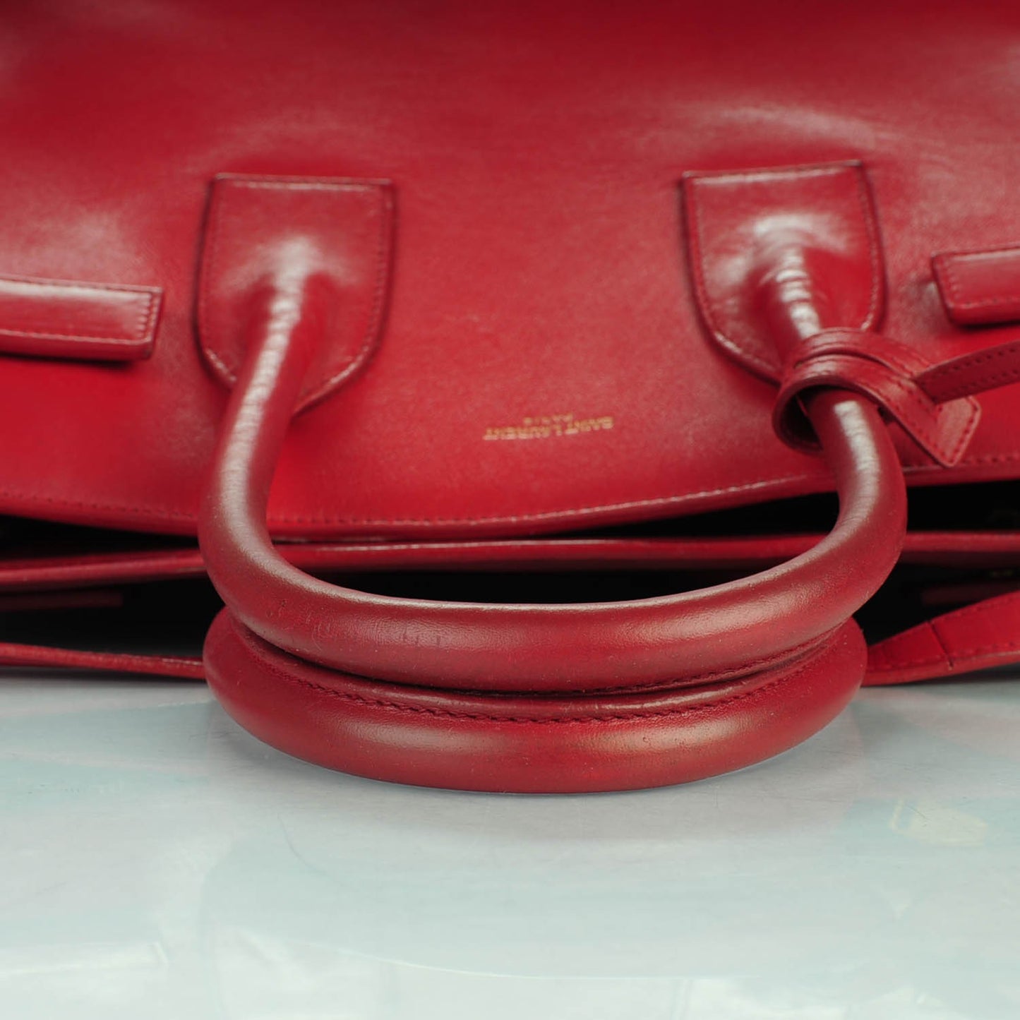 Calfskin Small Sac De Jour Lipstick Red