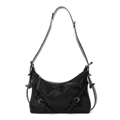 Givenchy Satin Strass Mini Voyou Boyfriend Party Bag Black 1 of 13